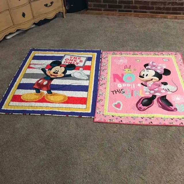 Mickey And Minnie Quilts