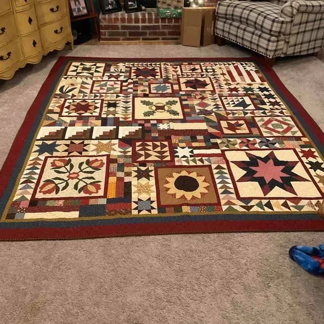 Country Pieces Sampler Quilt