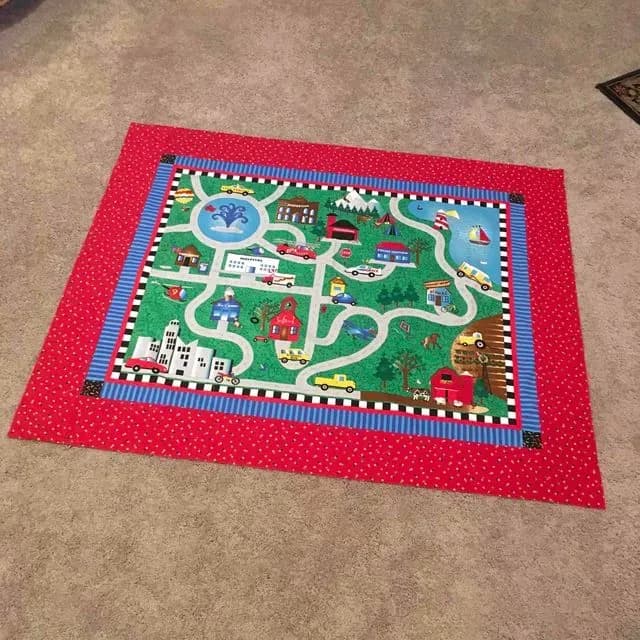 Roads (Boy Quilt)