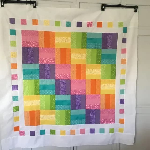 Bright Colors Baby Quilt