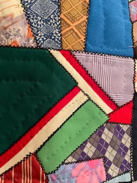 Crazy Quilt Of Polyester