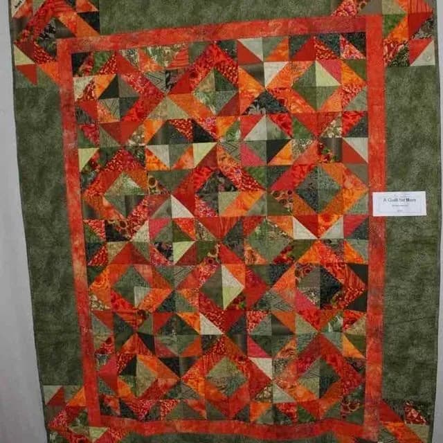 Triangle Quilt For Mom