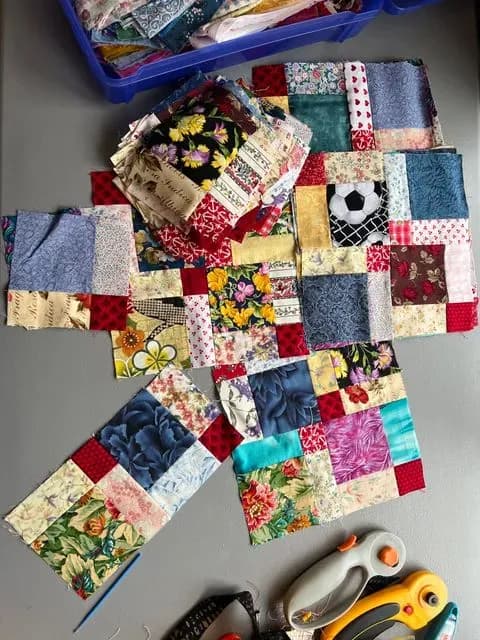 Disappearing Nine Patch From Emma’s Fabric