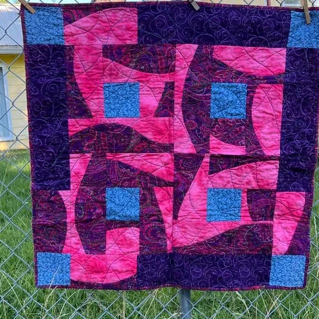 Pink And Purple Pagodas