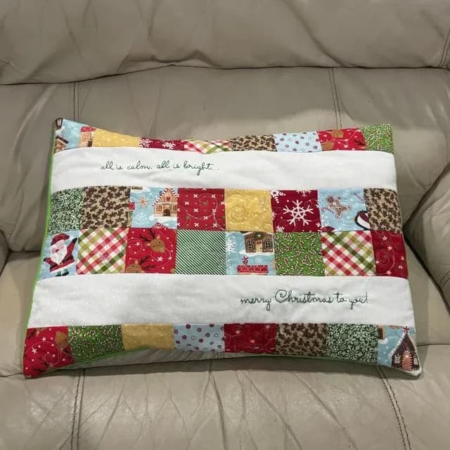 All Is Bright pillow