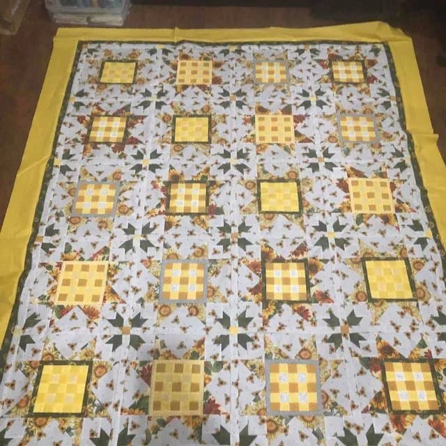 Sunflower Checkerboard
