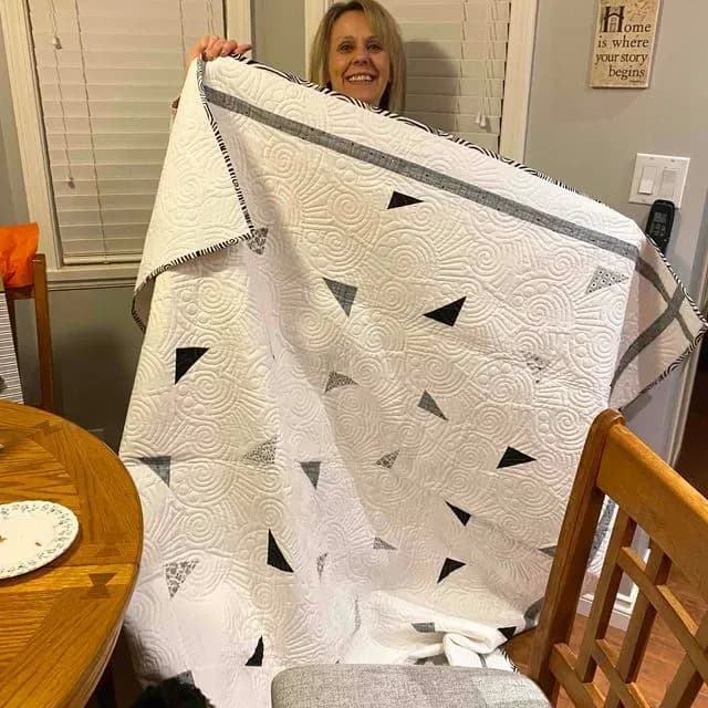 Modern Quilt For Enza
