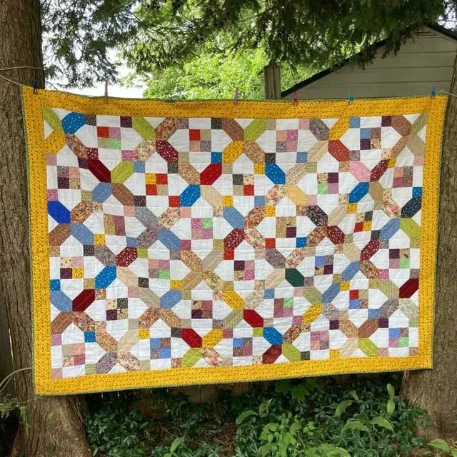 ESQ Two block challenge Quilt