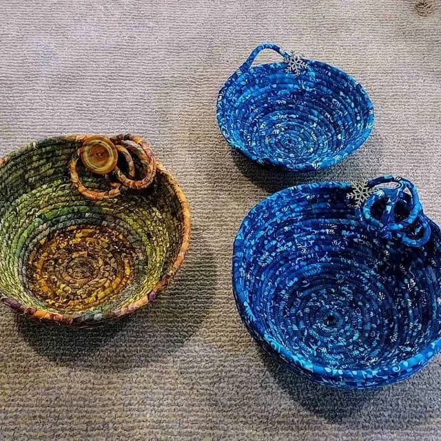 Rope Bowls For Christmas