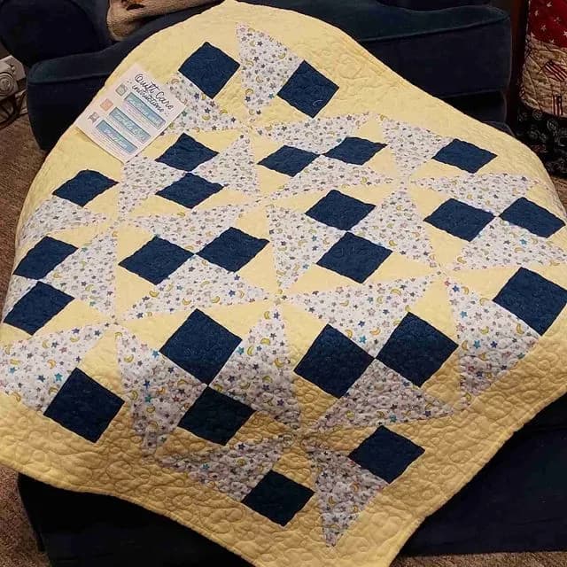 Baby Quilt for P.E.O. Auction