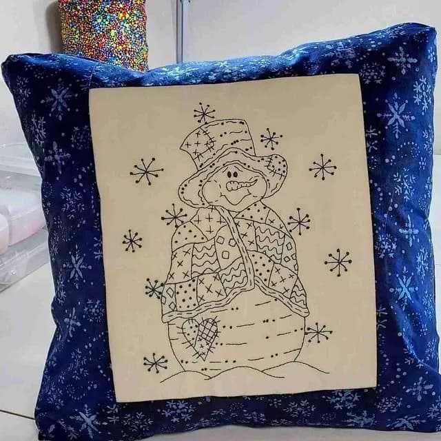 Snowman Pillow