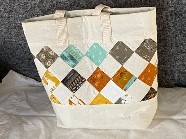 Quilted tote bags