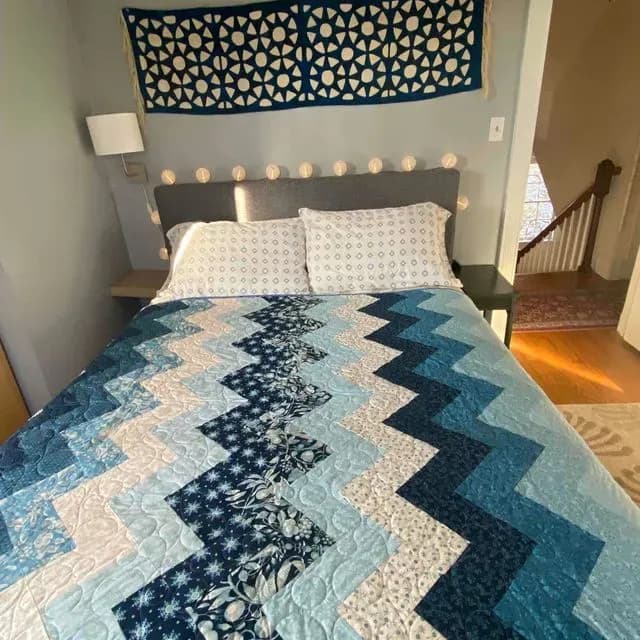 Blue Zig Zag