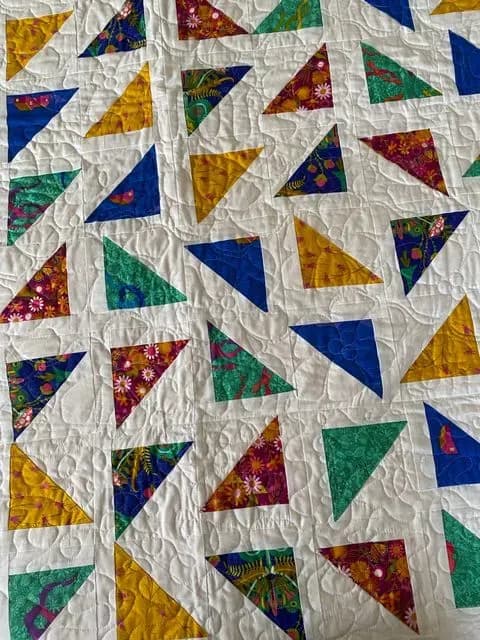 Triangle Frenzy Quilt