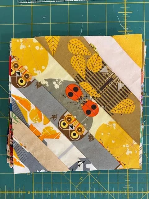 Six Inch Scrap Blocks In Progress