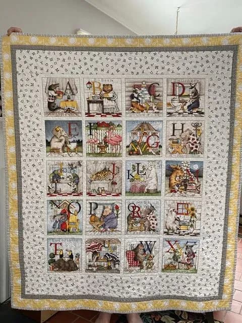 Alphabet Baby Quilt