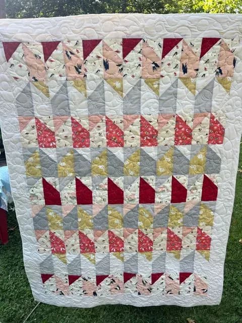 Little Houses Baby Quilt