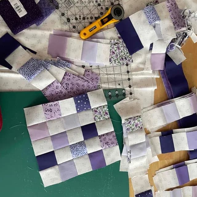 Purple Double Irish Chain