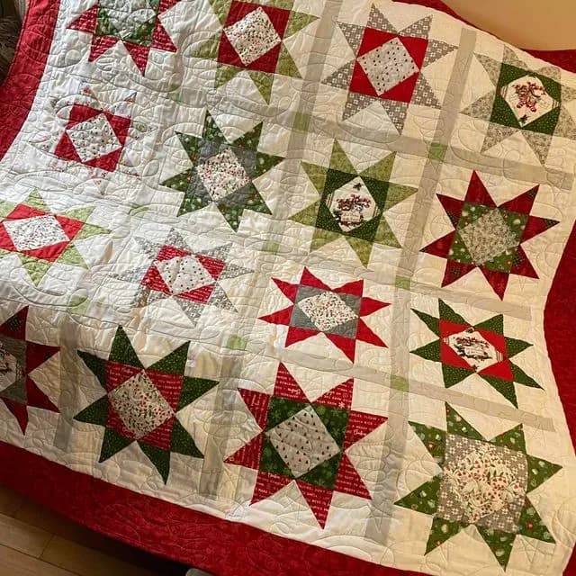 Christmas Eve Lap Quilt