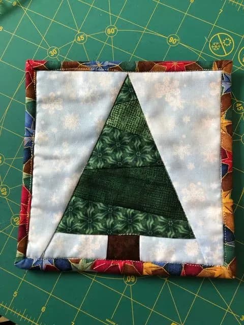 Paper-pieced ‘Merry Christmas 2025’