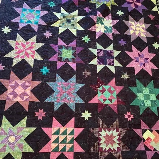 Polar Night Star Quilt