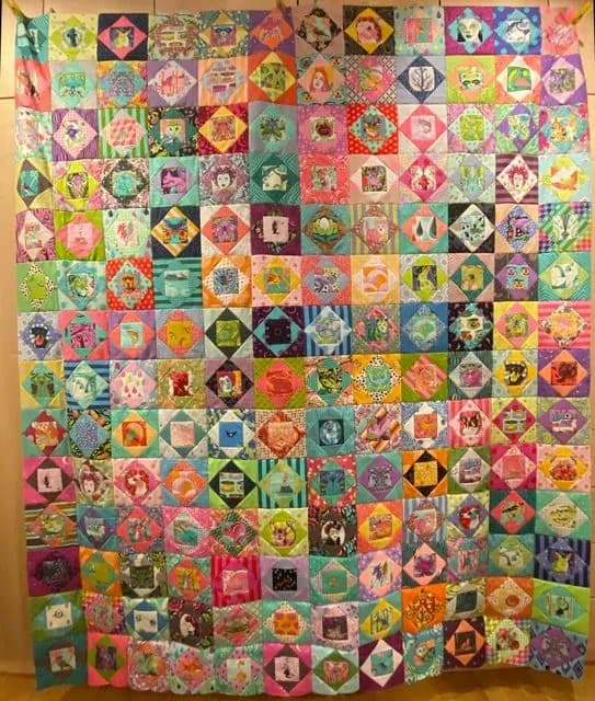 Tula Pink Economy Block Quilt