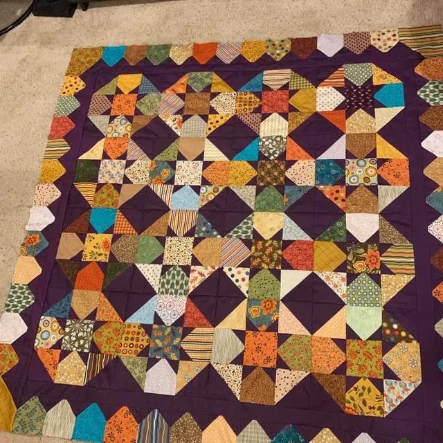 Fall Picnic Star Quilt