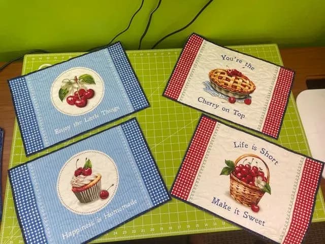 Cherry Place Mats