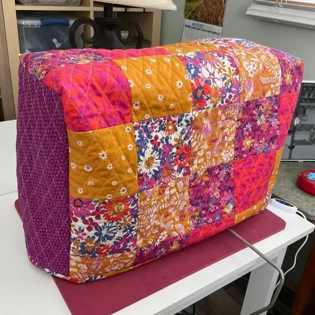 Quilted Sewing Machine Cover #2