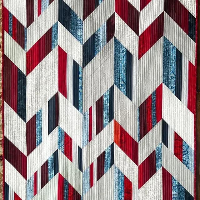 Patriotic Scrappy Chevron