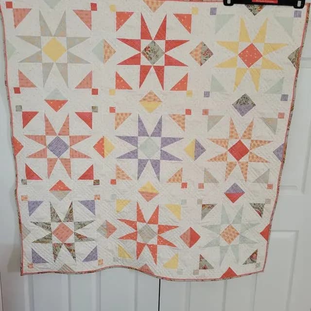 Mosaic Star Baby Quilt