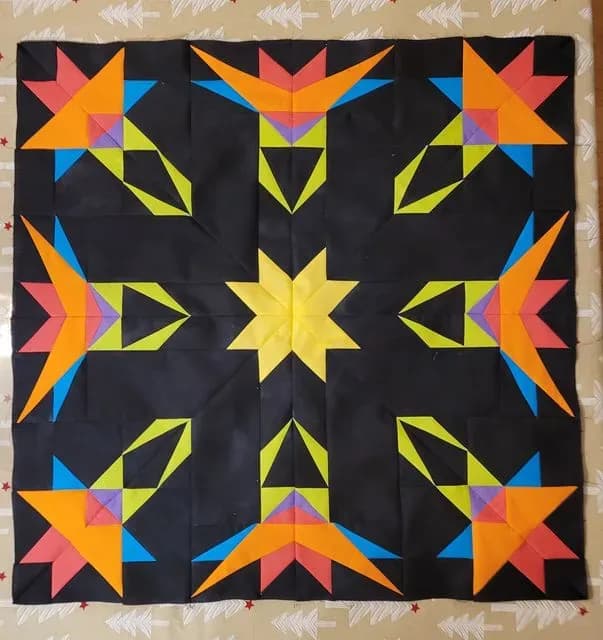 Amish Medallion Quilt
