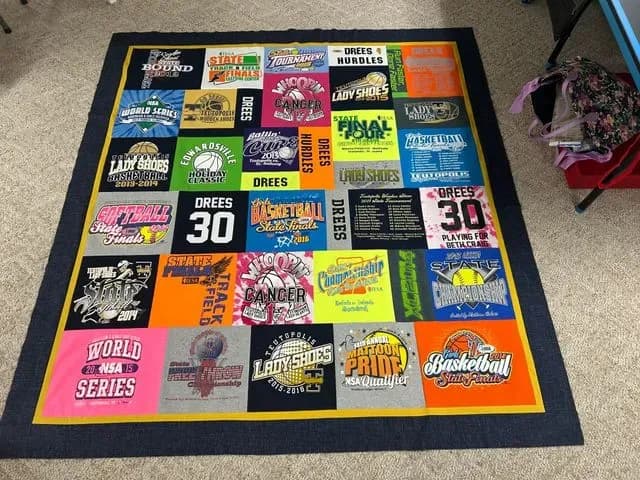 Custom T Shirt Quilt