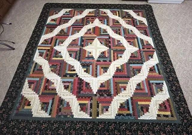 Creative grids curvy Log Cabin