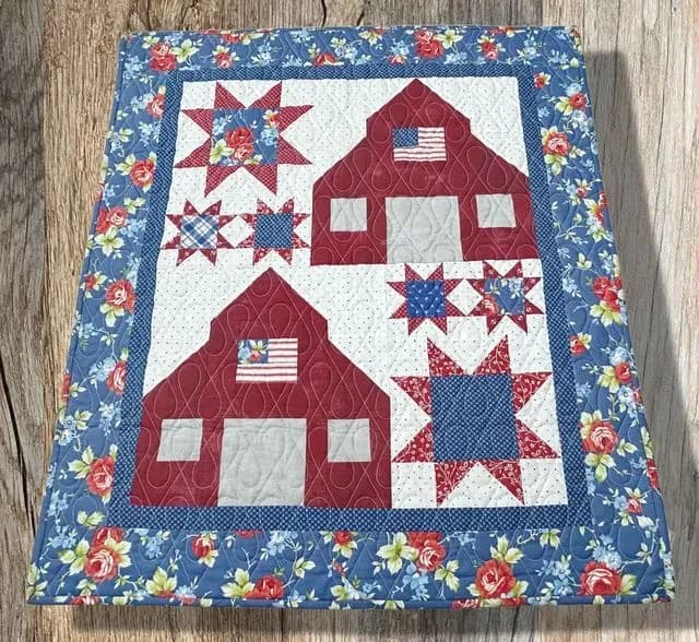 Patriotic Barns