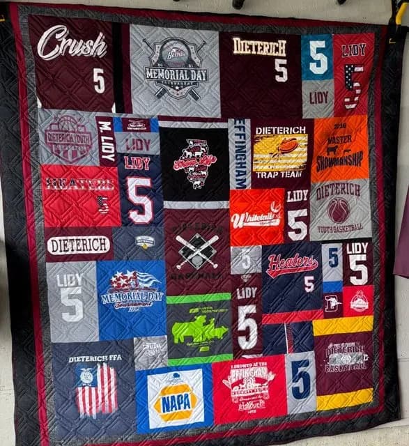 Custom T-shirt Quilt