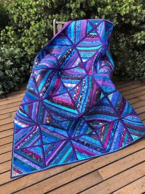 Blue and Purple Strippy