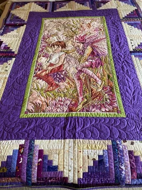 Olivia’s Purple Fairy Quilt