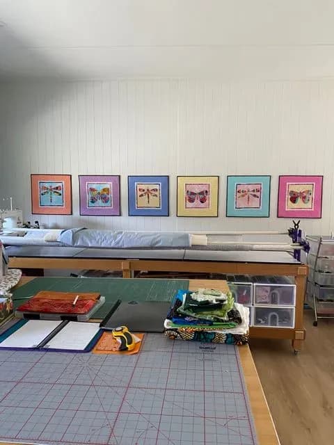 Butterflies and Dragonflies Mini Quilts (set of 6)
