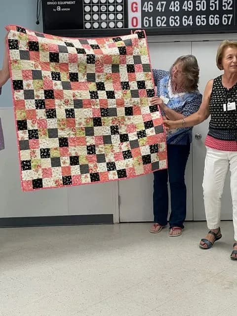Simple 4 Patch Donation Quilt