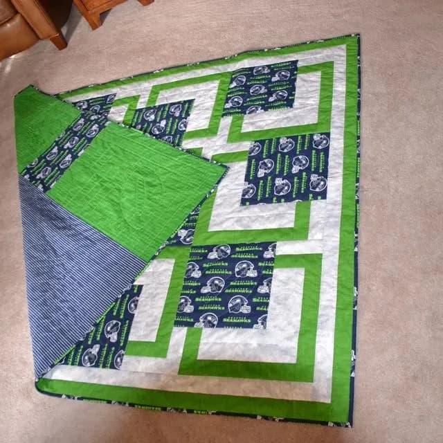 Matt’s Seahawk quilt