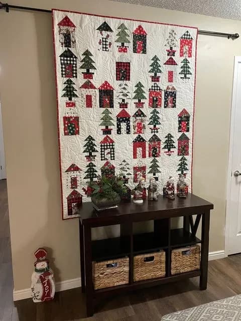 Christmas Village Quilt 2022