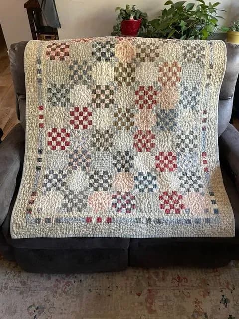 10 Patch Throw Quilt