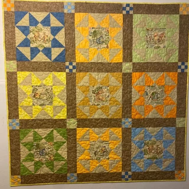 Pooh Baby Quilt