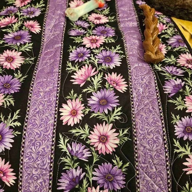 Pretty In Purple Dog Mat