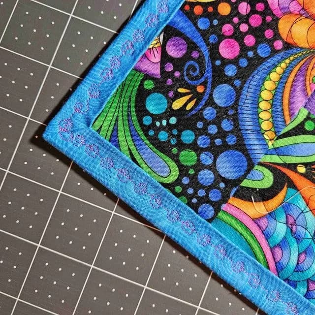 Neon 9 Patch Table Runner