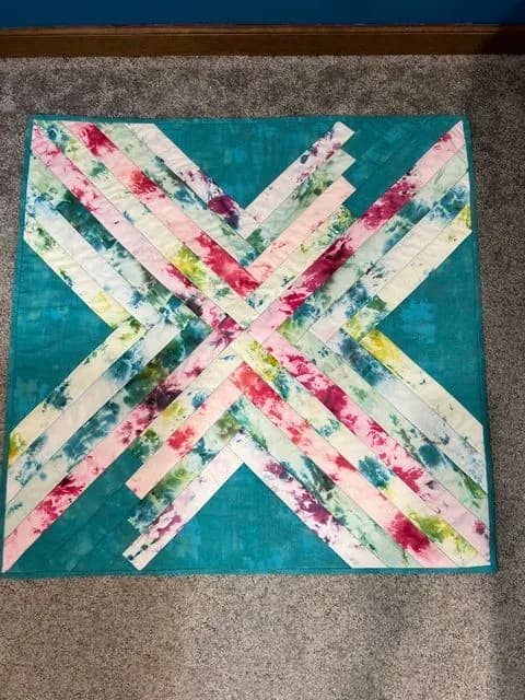 Ice Dyed Fabric I Made