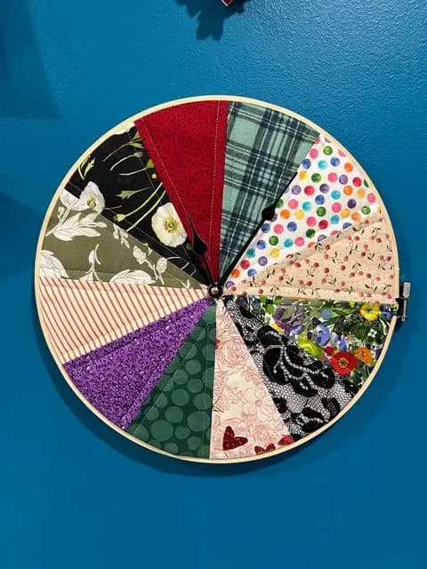 Clock For Quilt Guild Challenge
