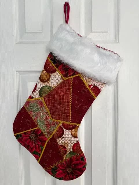 Crazy Patchwork Stocking