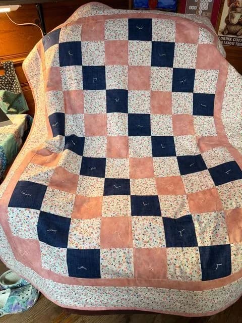 Young girl quilt